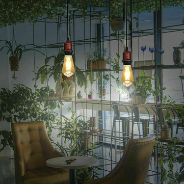 Vintage hanging Pendant light with Socket Lamp Holder